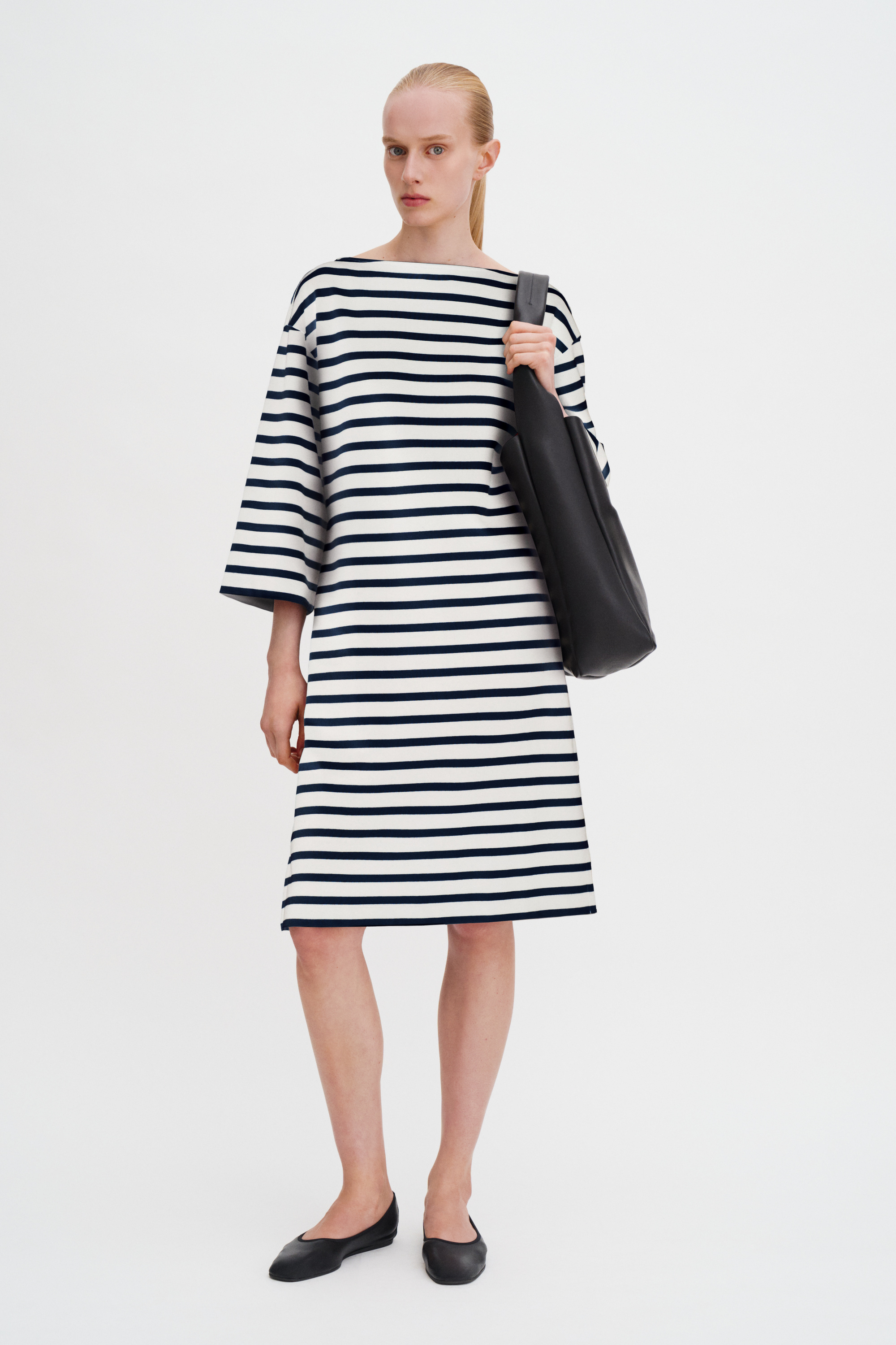 Filippa K Cotton Mariner Dress In Multi